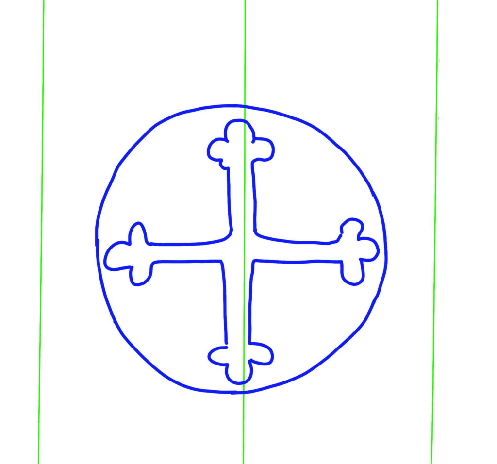Arundel ff. 69-72 - Line drawing