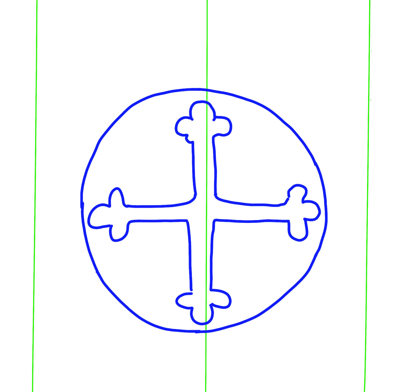 Arundel ff. 69-72 - Line drawing