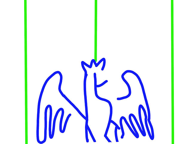 Eagle Line Drawing, Group C