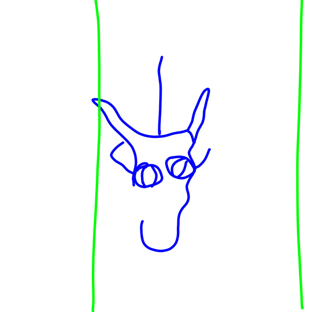 Bull's Head Line Drawing, Group A