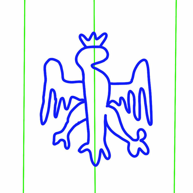Eagle Line Drawing, Group A