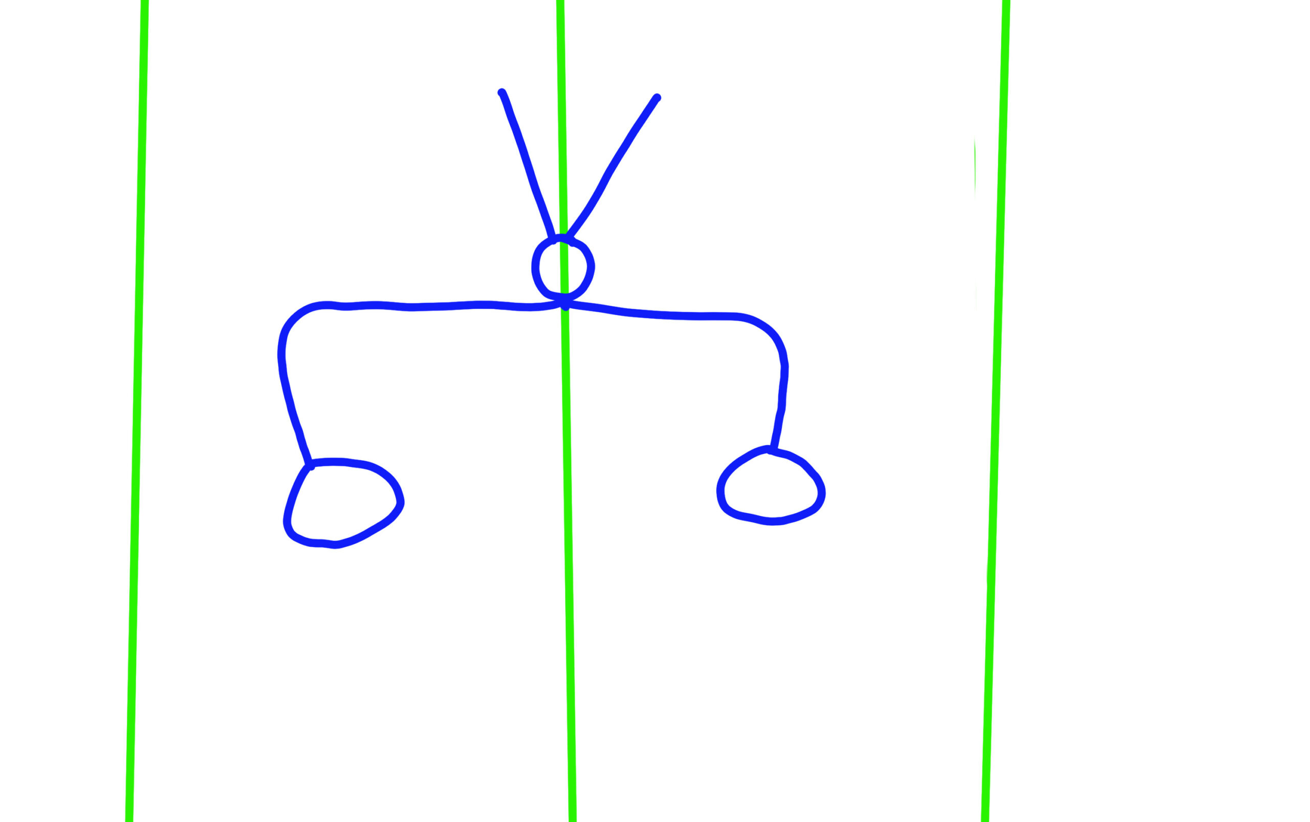 Line drawing of the watermark in Arundel f. 207 - Hats Group F